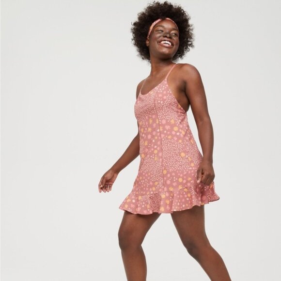 NWOT Aerie Real Me Ruffle Dress - Picture 1 of 4
